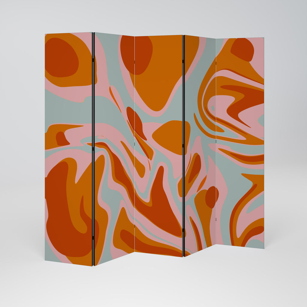 FLOATING BURN Παραβάν με 5 πάνελ