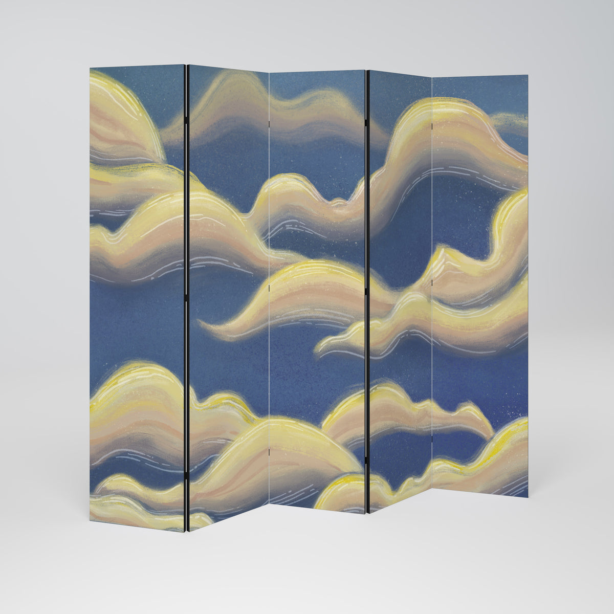 CLOUD RUFFLE Παραβάν με 5 πάνελ