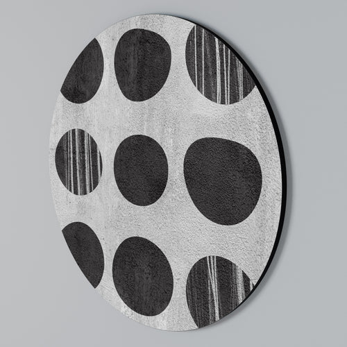 GHOSTLY GRADIENTS Round Wall Art