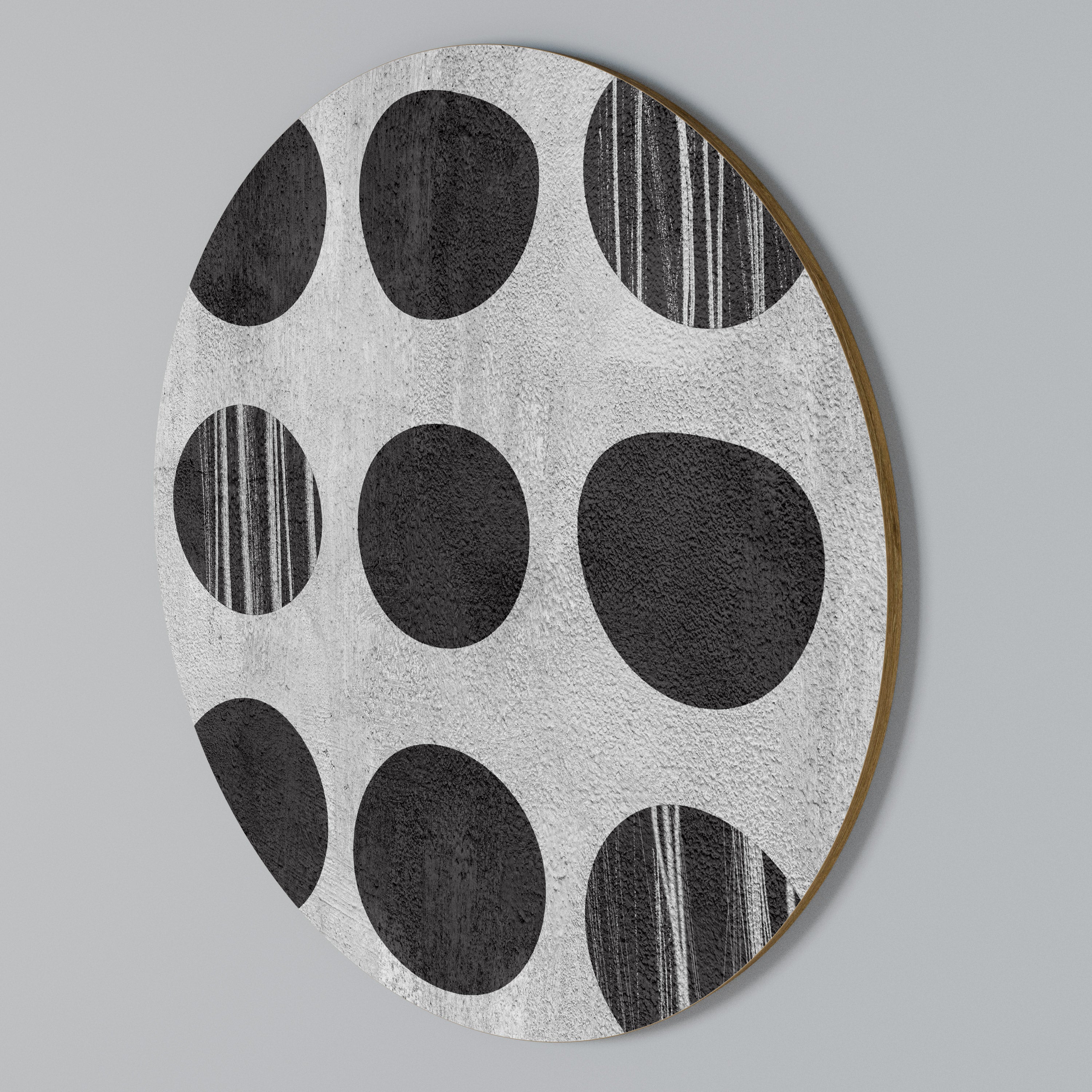 GHOSTLY GRADIENTS Στρογγυλός πίνακας ζωγραφικής