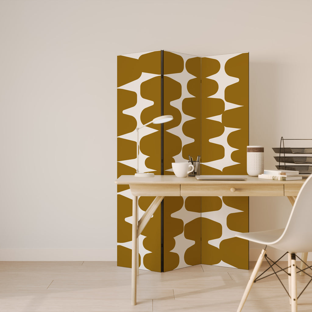 MOLTEN ECHOES Διακοσμητικό παραβάν με 3 πάνελ