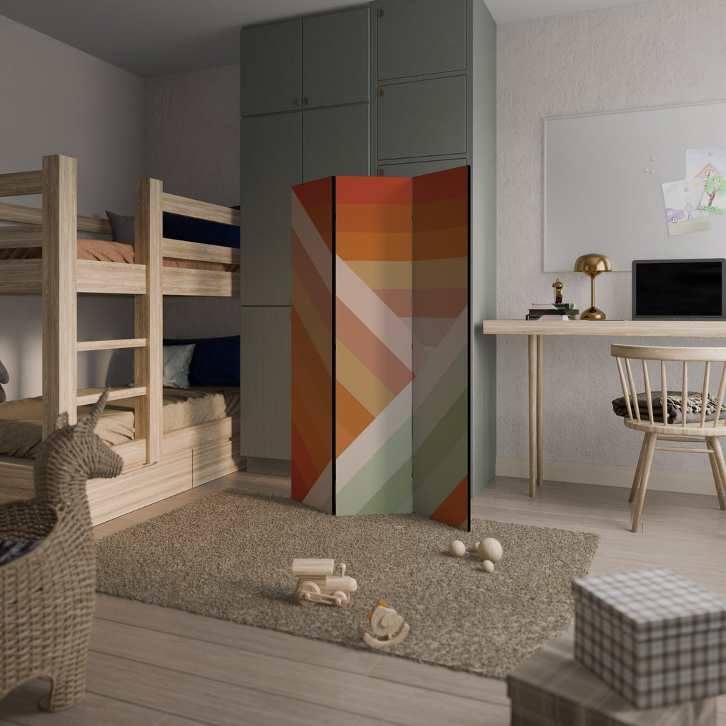 GRADIENT PICKS Διακοσμητικό παραβάν με 3 πάνελ