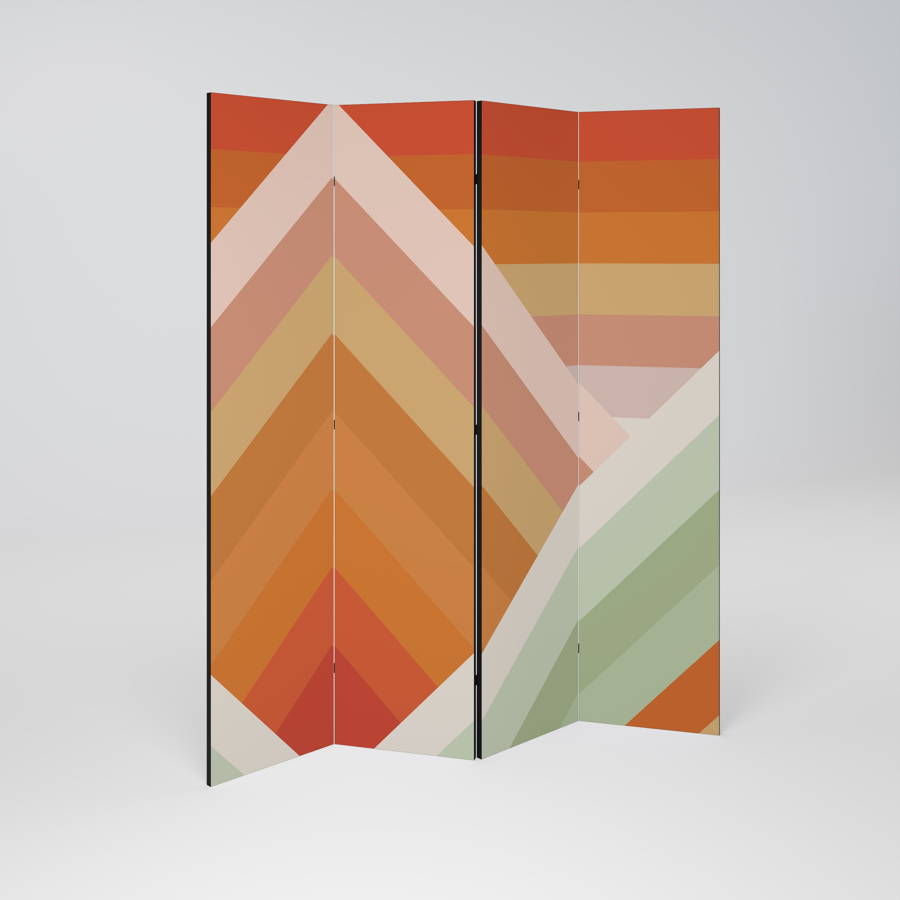 GRADIENT PICKS 4-Panel Room Divider