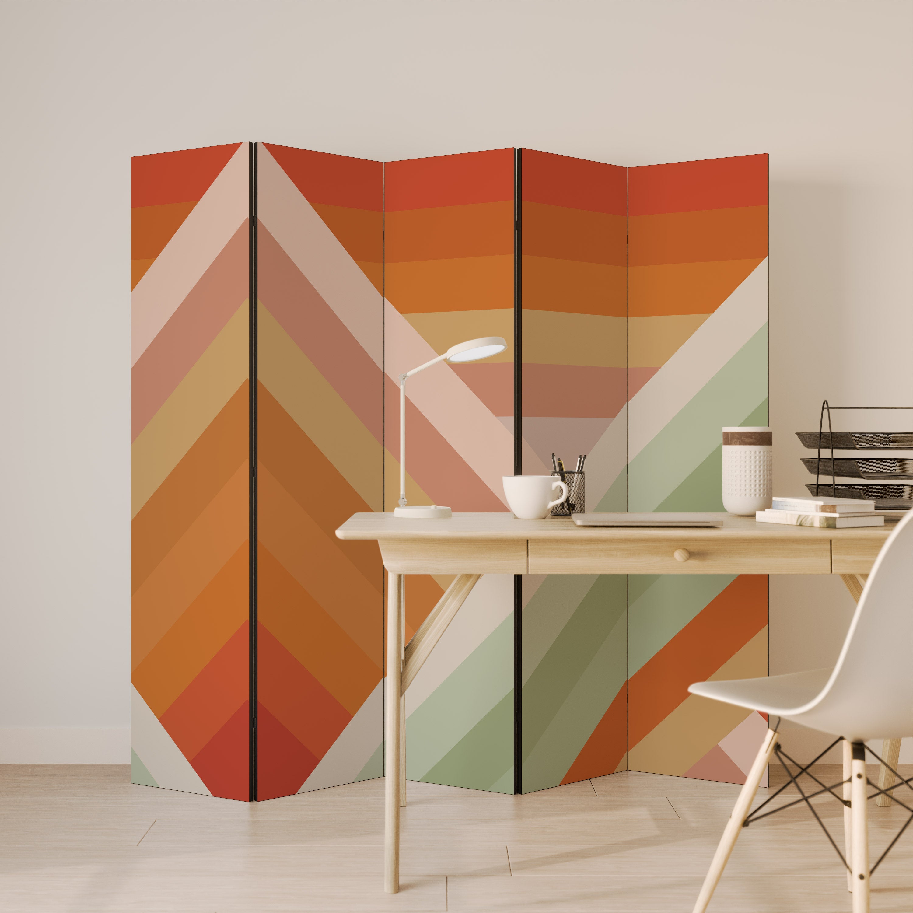 GRADIENT PICKS 5-Panel Room Divider