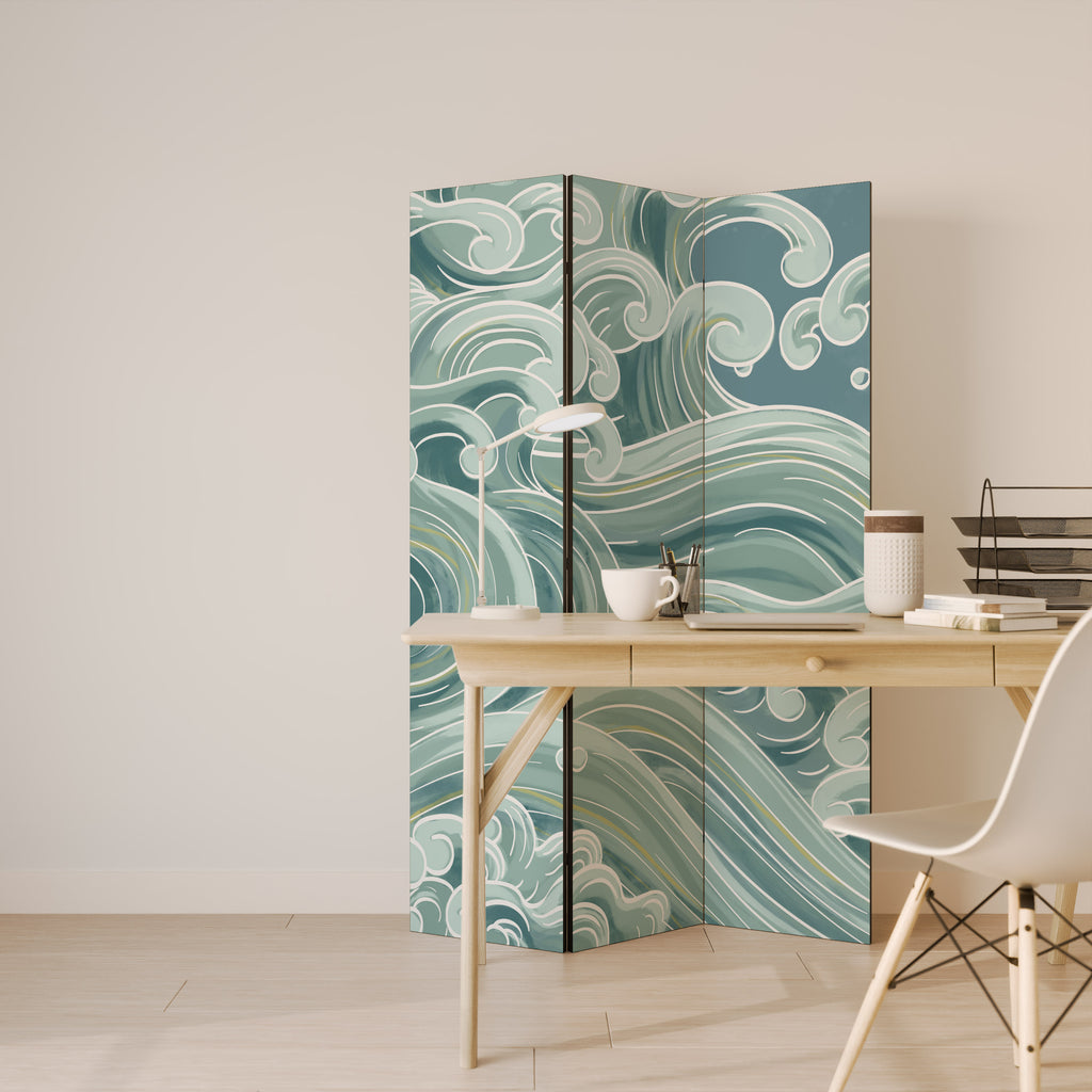 ASIAN SWAY 3-Panel Room Divider