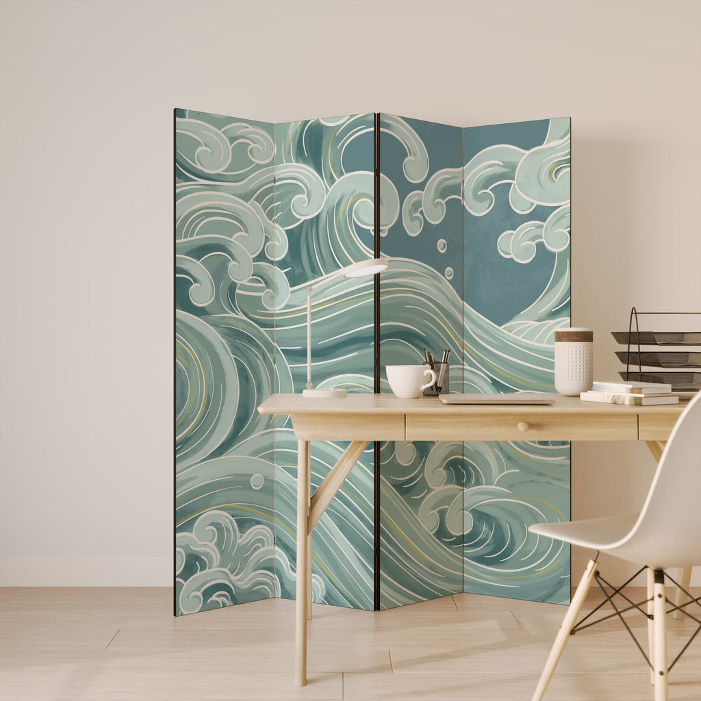 ASIAN SWAY 4-Panel Room Divider