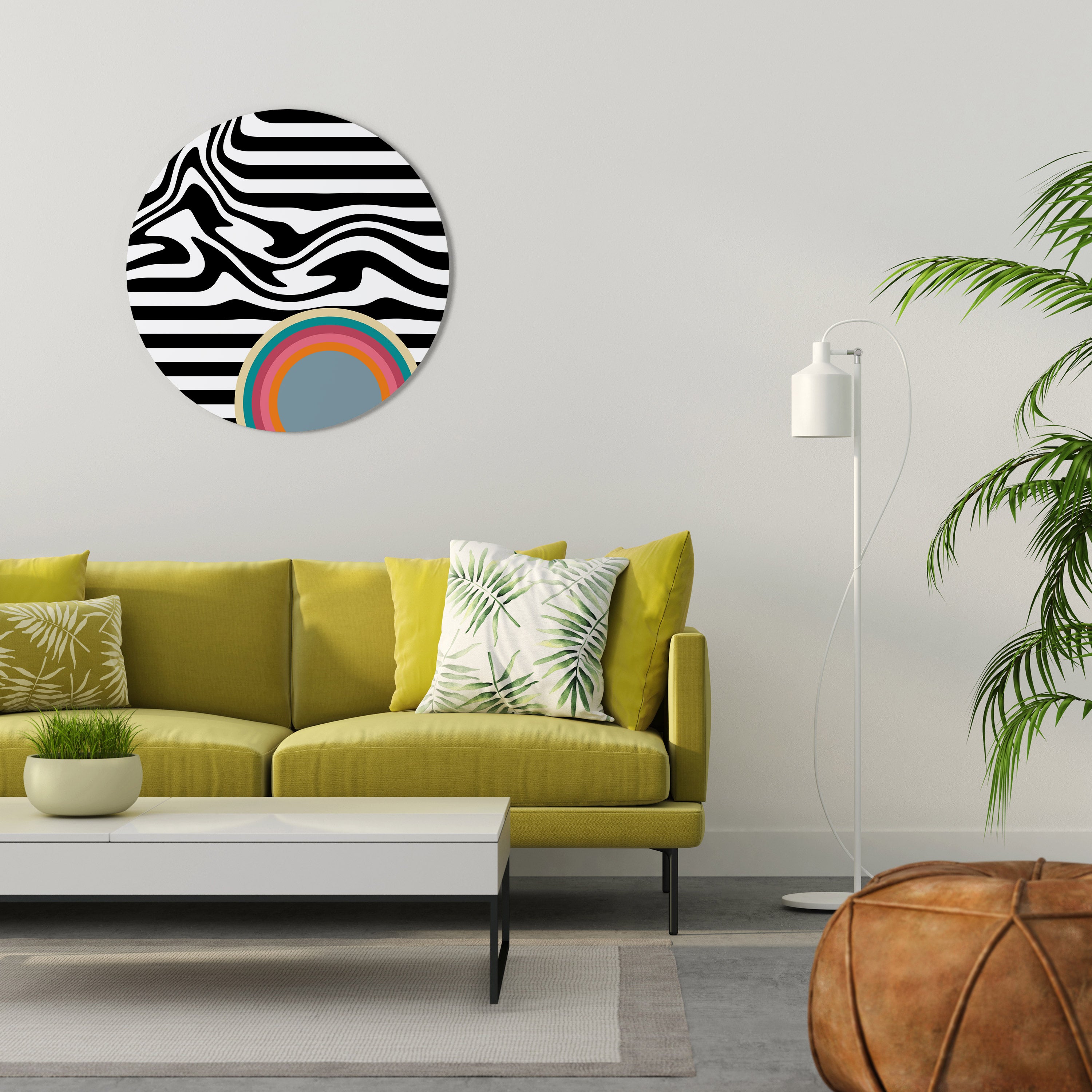 SPECTRA SHOWCASE Round Wall Art
