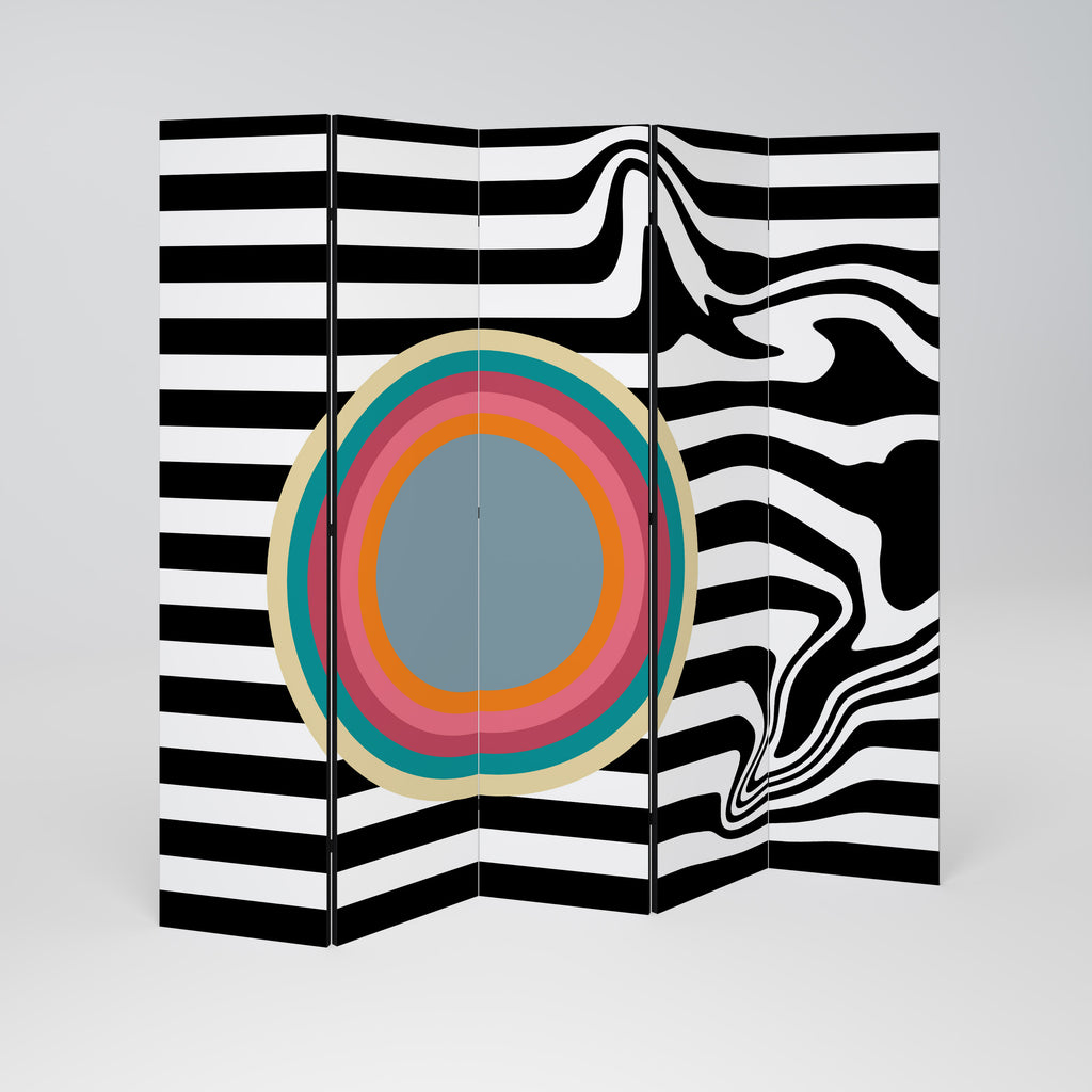 SPECTRA SHOWCASE Παραβάν με 5 πάνελ