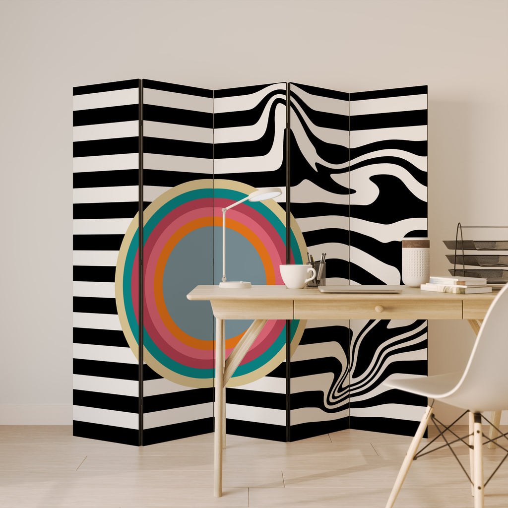 SPECTRA SHOWCASE Παραβάν με 5 πάνελ