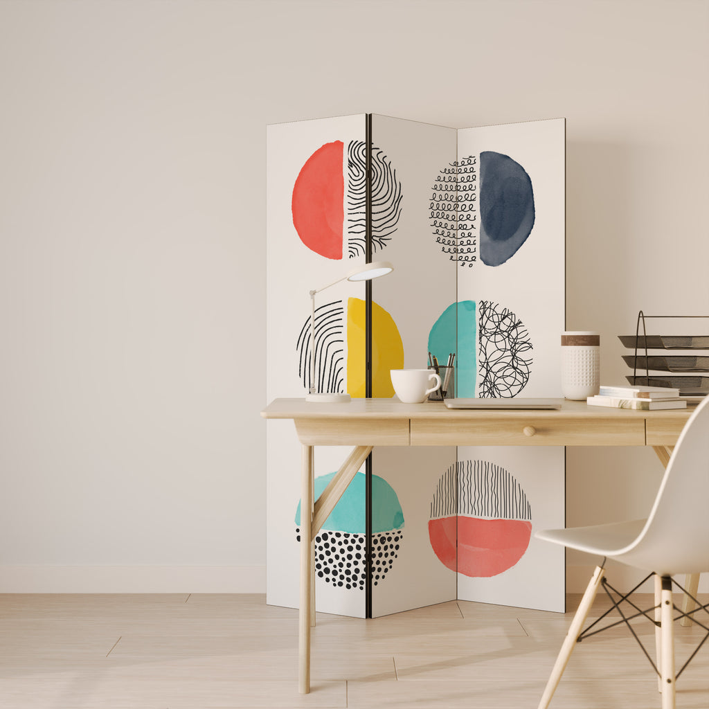 SHAPESHIFT TREASURES Διακοσμητικό παραβάν με 3 πάνελ