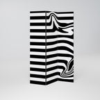 POLYLINE FUZZY Διακοσμητικό παραβάν με 3 πάνελ