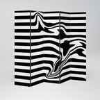 POLYLINE FUZZY Παραβάν με 5 πάνελ