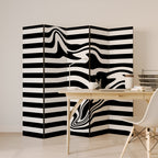 POLYLINE FUZZY Παραβάν με 5 πάνελ