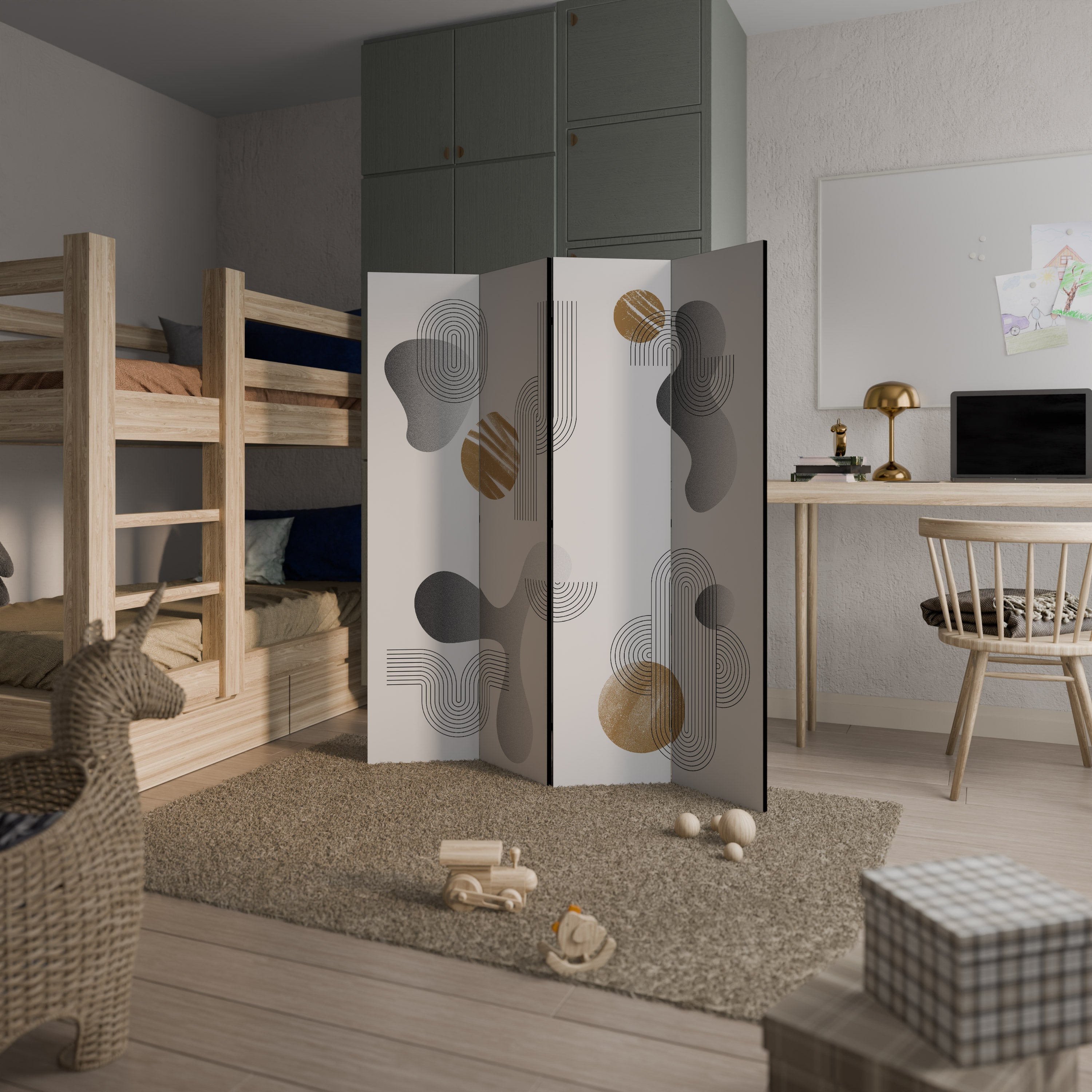 CLEAR CREATIONS Παραβάν με 4 πάνελ