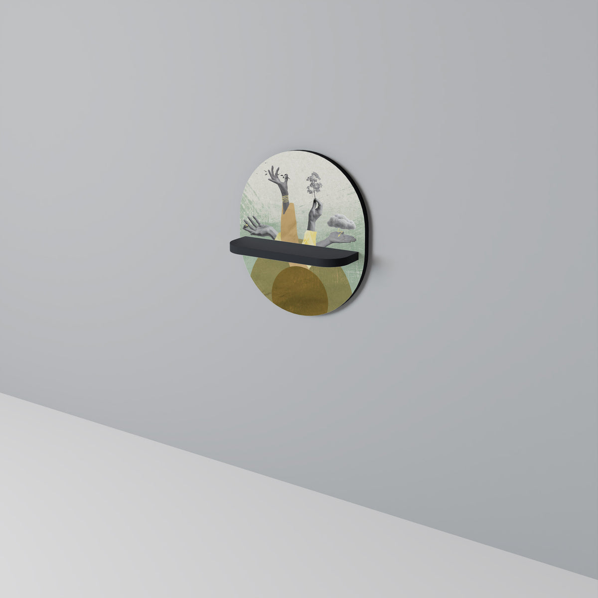 EARTH ELEMENTS Διακοσμητικό Ράφι Art Shelf