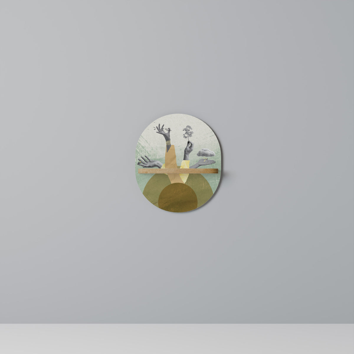 EARTH ELEMENTS Διακοσμητικό Ράφι Art Shelf