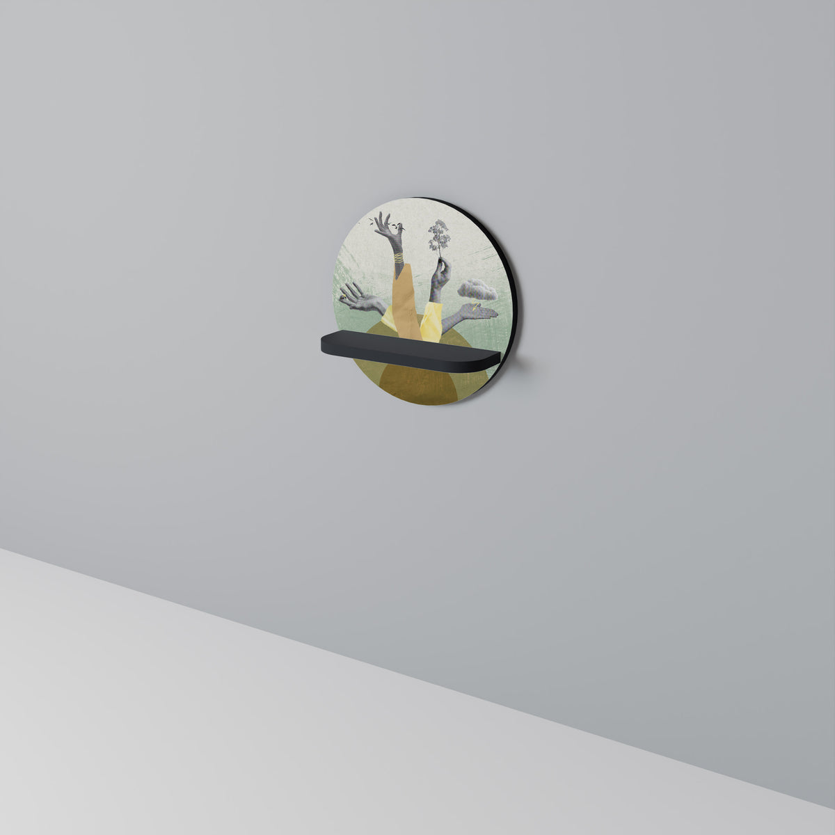 EARTH ELEMENTS Διακοσμητικό Ράφι Art Shelf