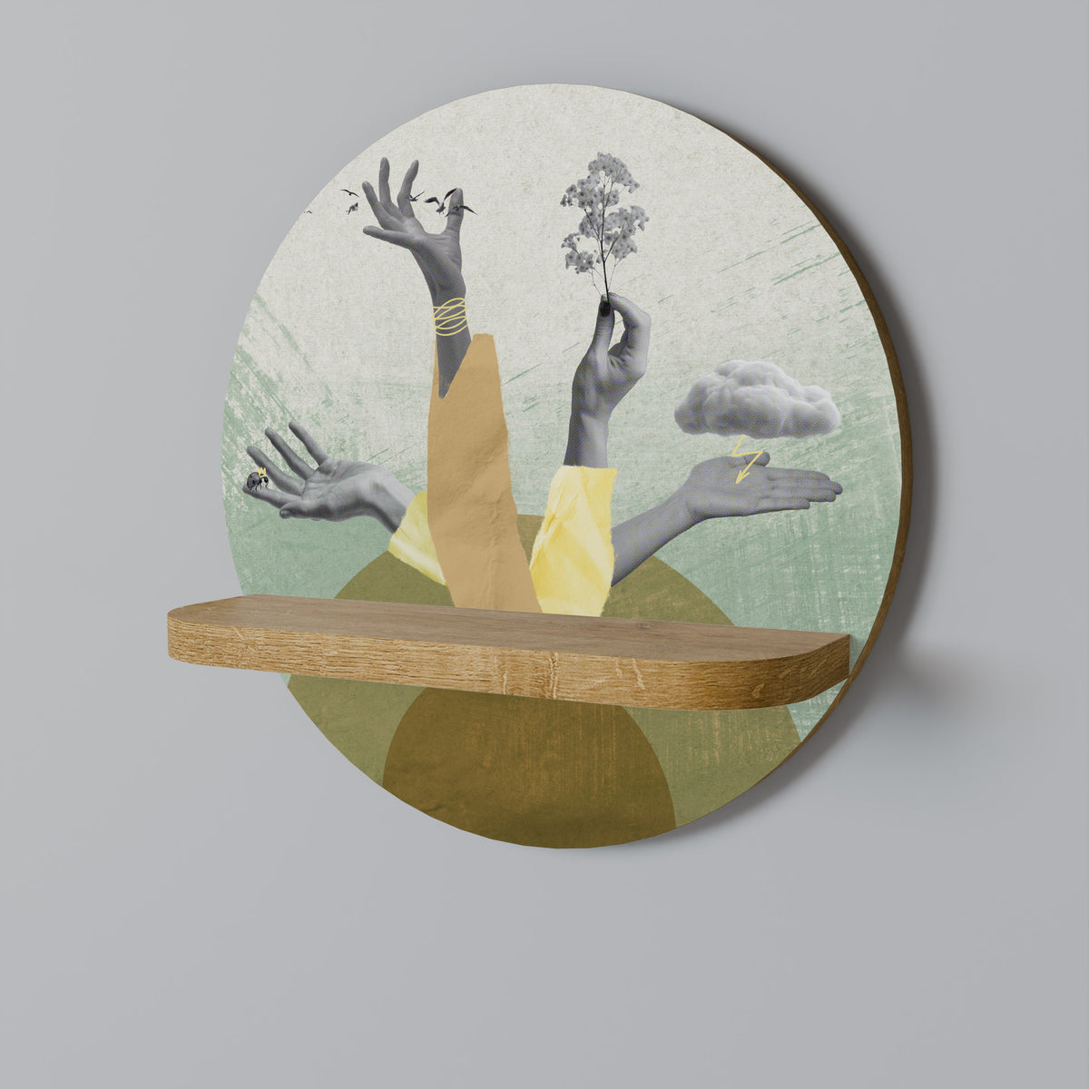 EARTH ELEMENTS Διακοσμητικό Ράφι Art Shelf