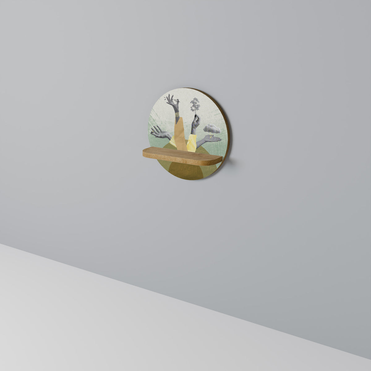 EARTH ELEMENTS Διακοσμητικό Ράφι Art Shelf