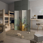 EARTH ELEMENTS 4-Panel Room Divider