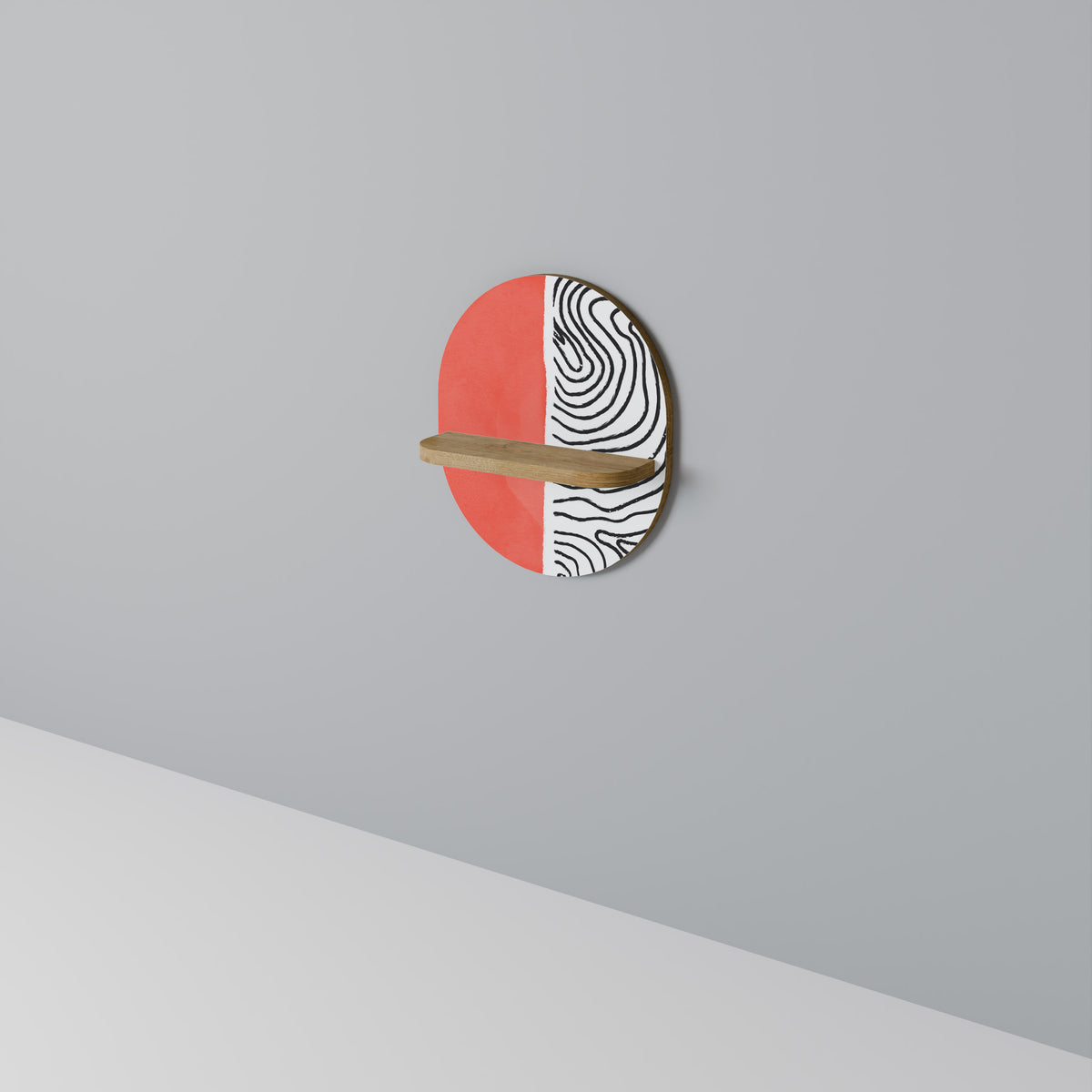 ORANGEY TREASURE Διακοσμητικό Ράφι Art Shelf