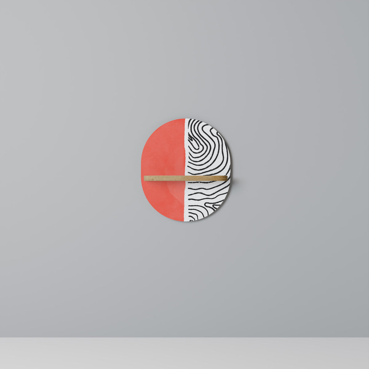 ORANGEY TREASURE Διακοσμητικό Ράφι Art Shelf