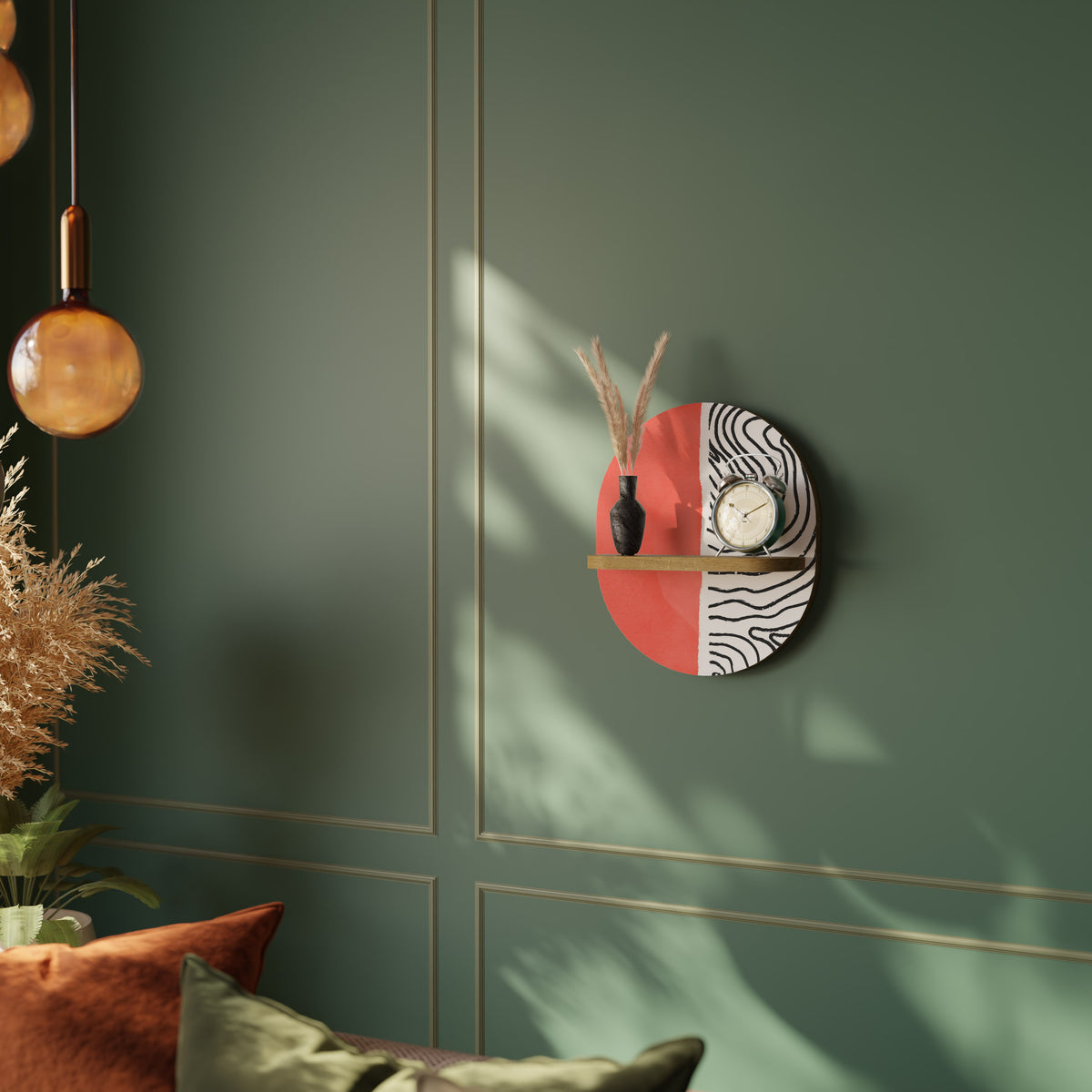 ORANGEY TREASURE Διακοσμητικό Ράφι Art Shelf