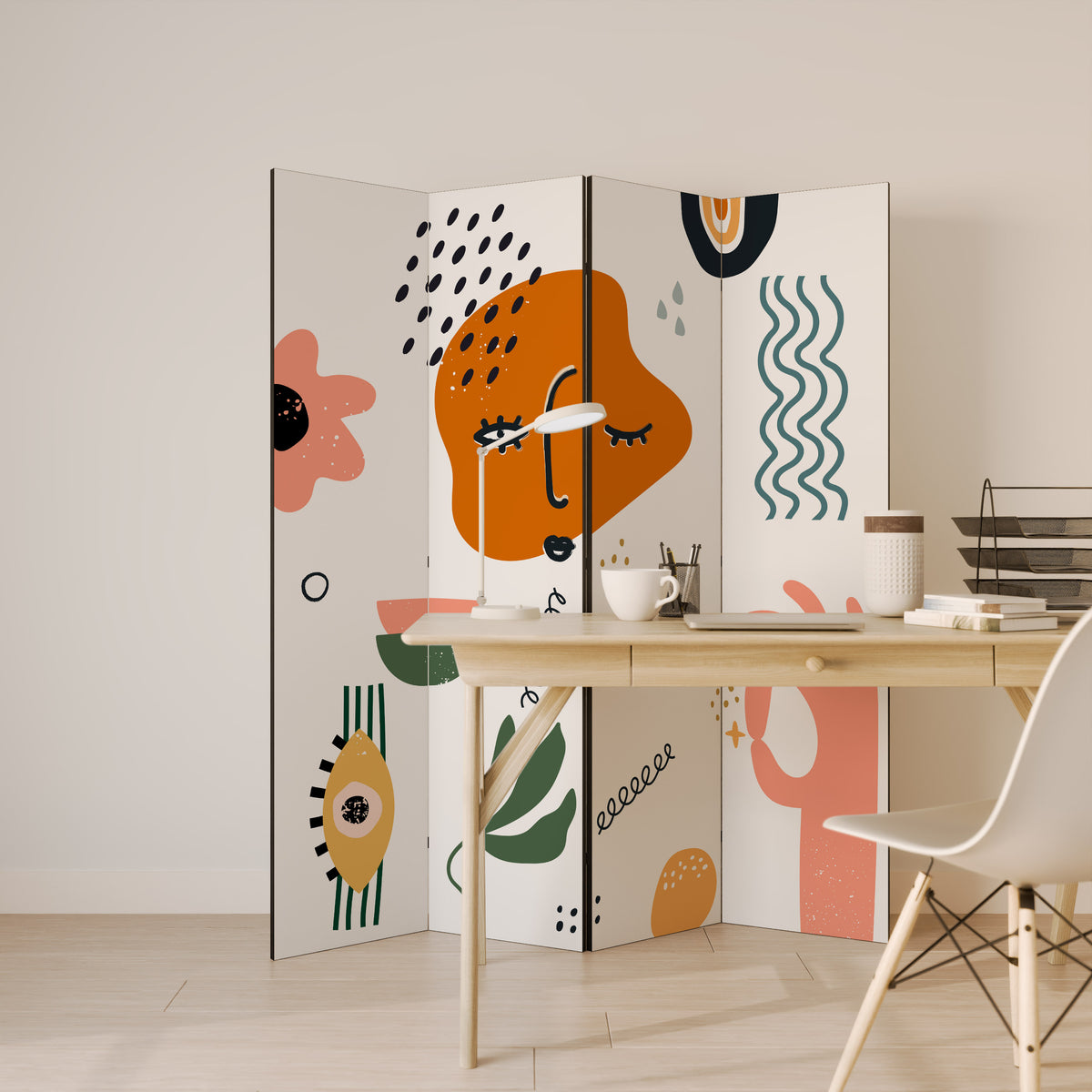 MATISSE WHIMSY Παραβάν με 4 πάνελ