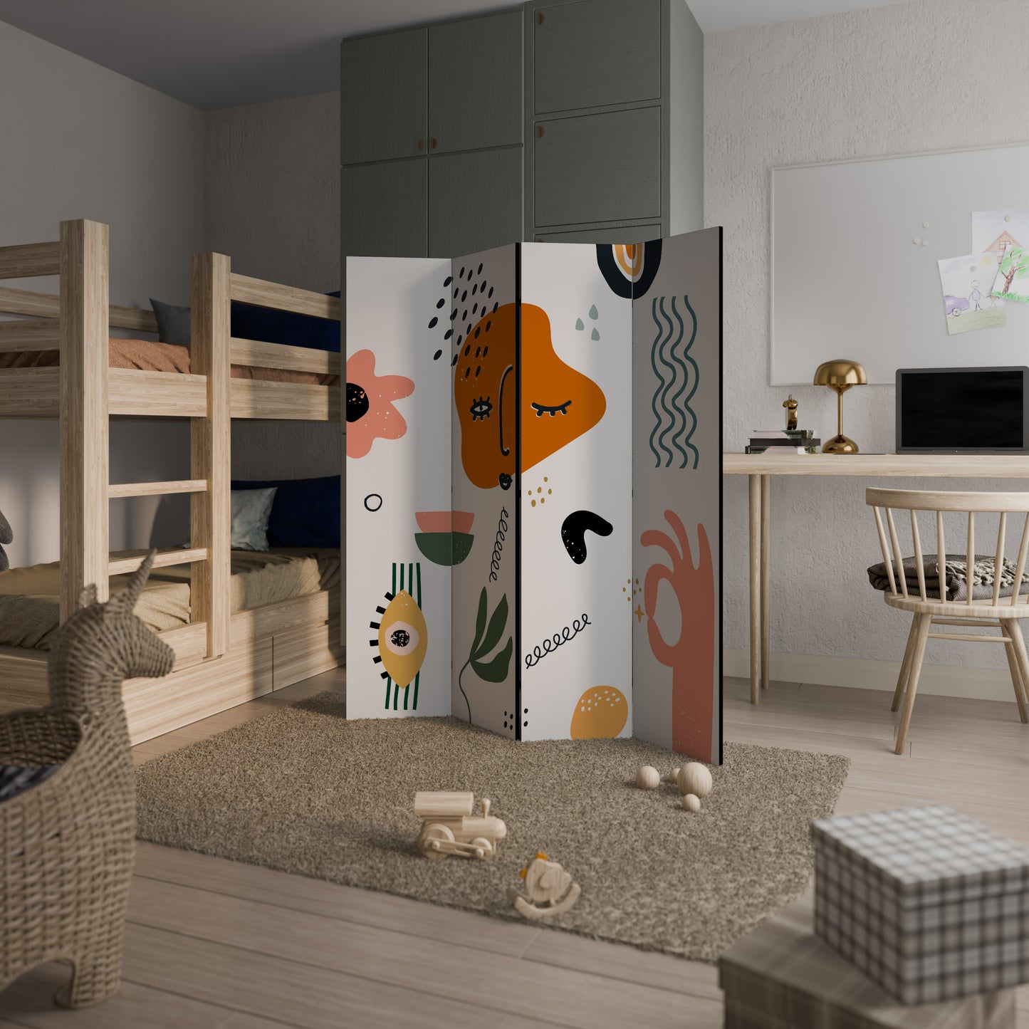 MATISSE WHIMSY Παραβάν με 4 πάνελ