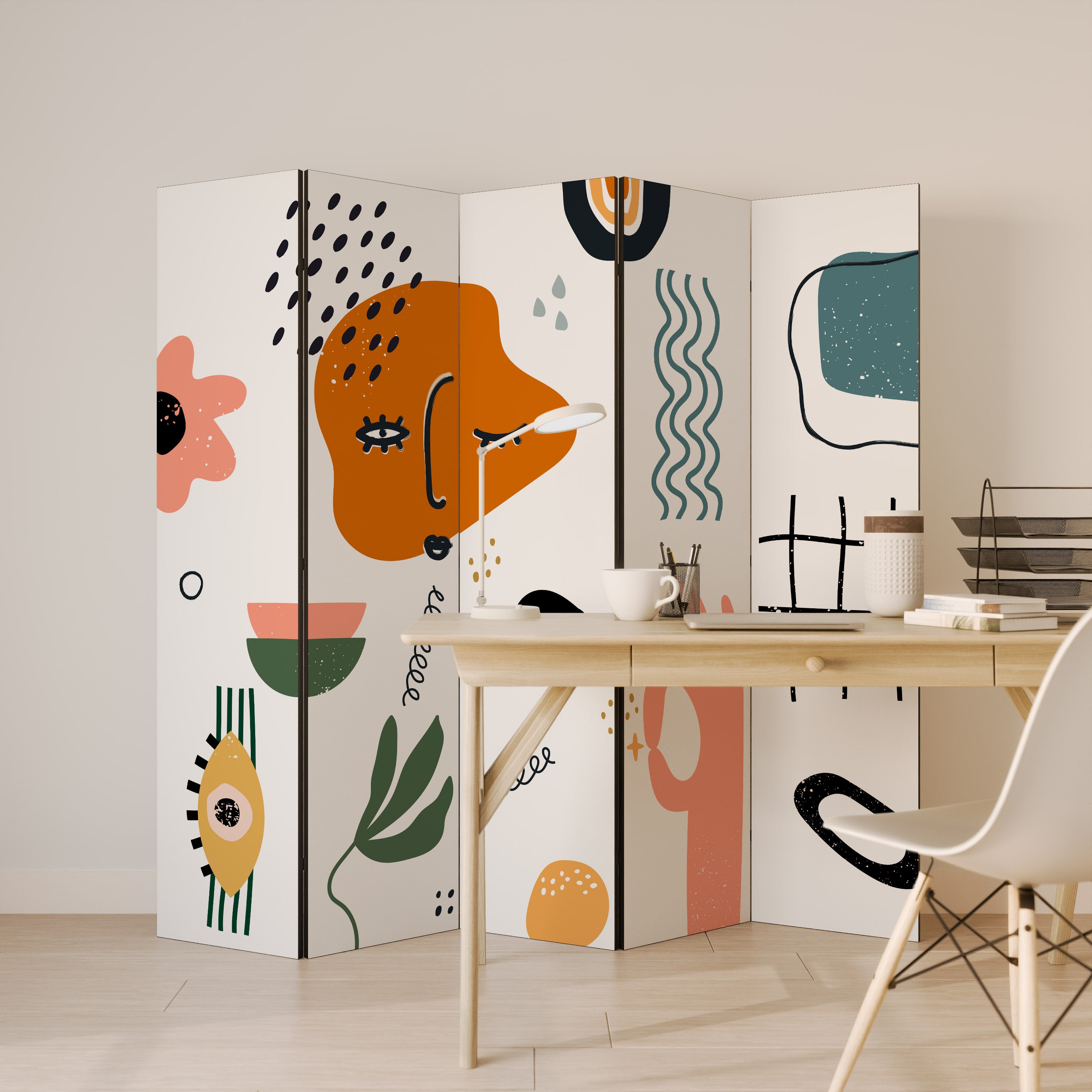MATISSE WHIMSY Παραβάν με 5 πάνελ