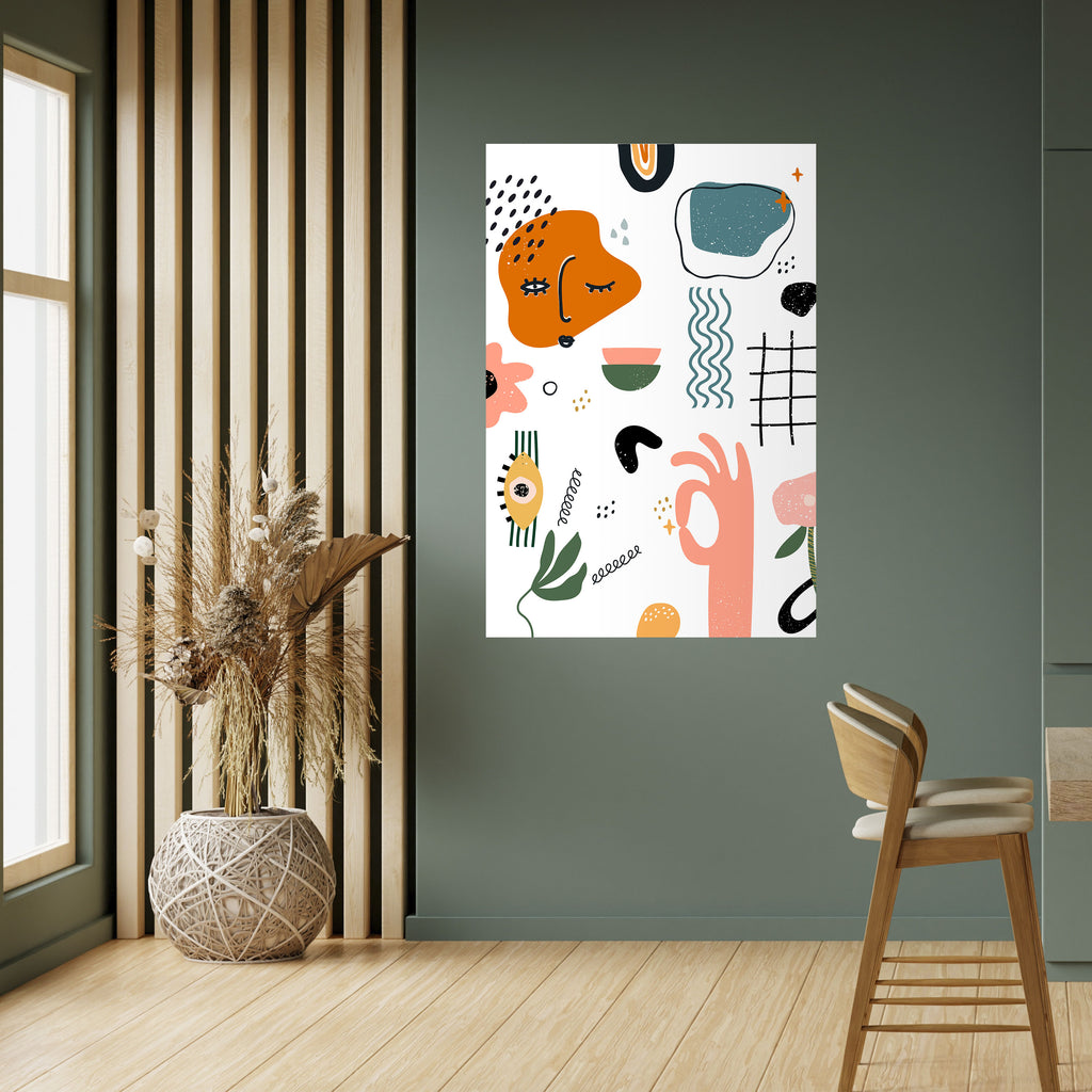 Αφίσα MATISSE WHIMSY με θέμα το ξεφλούδισμα και το κολλάρισμα