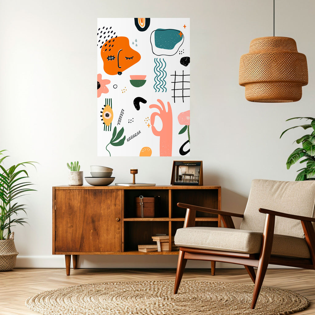 Αφίσα MATISSE WHIMSY με θέμα το ξεφλούδισμα και το κολλάρισμα