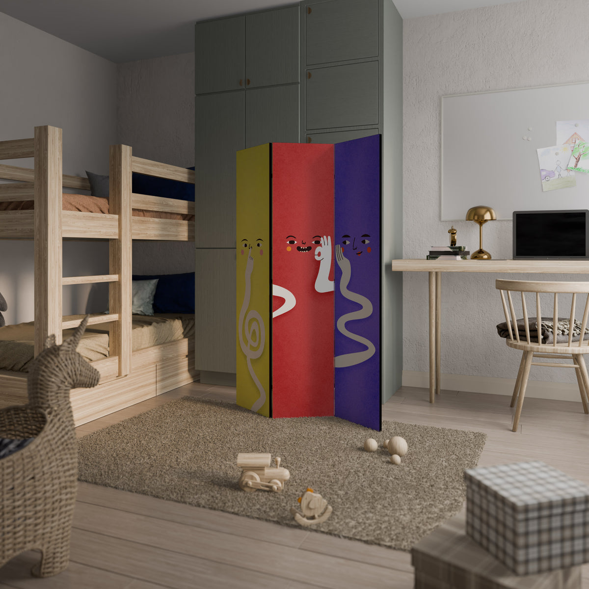 LIVELY FEATURES Παραβάν με 3 πάνελ
