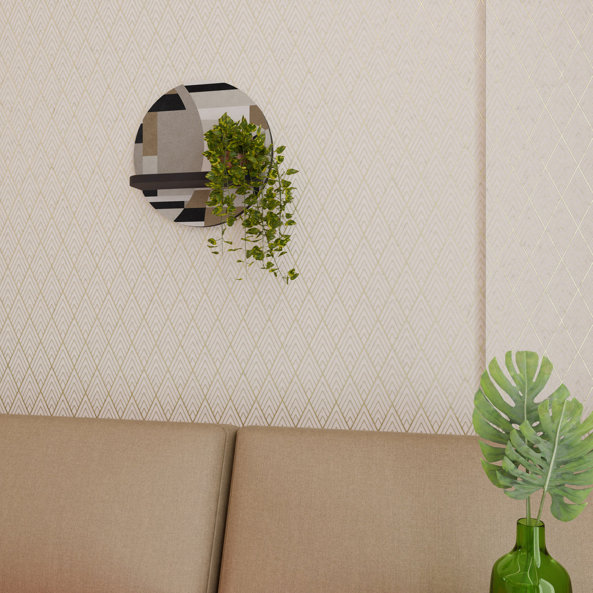 DELICATE MEMENTO Art Shelf