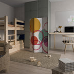 BUBBLE WISH Διακοσμητικό παραβάν με 3 πάνελ