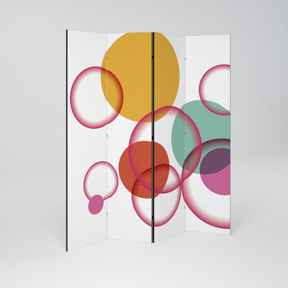 BUBBLE WISH Παραβάν με 4 πάνελ
