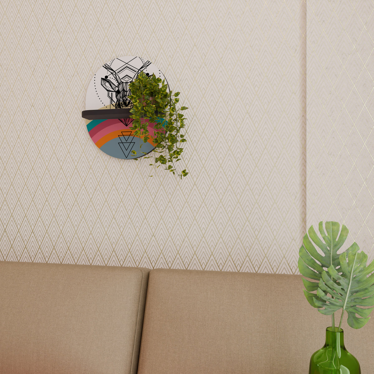 DEER OF COLOR Διακοσμητικό Ράφι Art Shelf