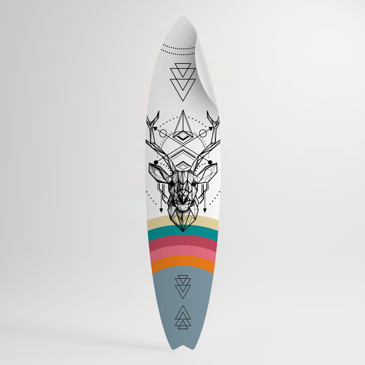 DEER OF COLOR Αυτοκόλλητη Αφίσα "Surf"