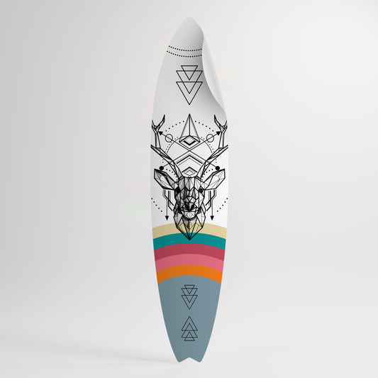 DEER OF COLOR Αυτοκόλλητη Αφίσα "Surf"