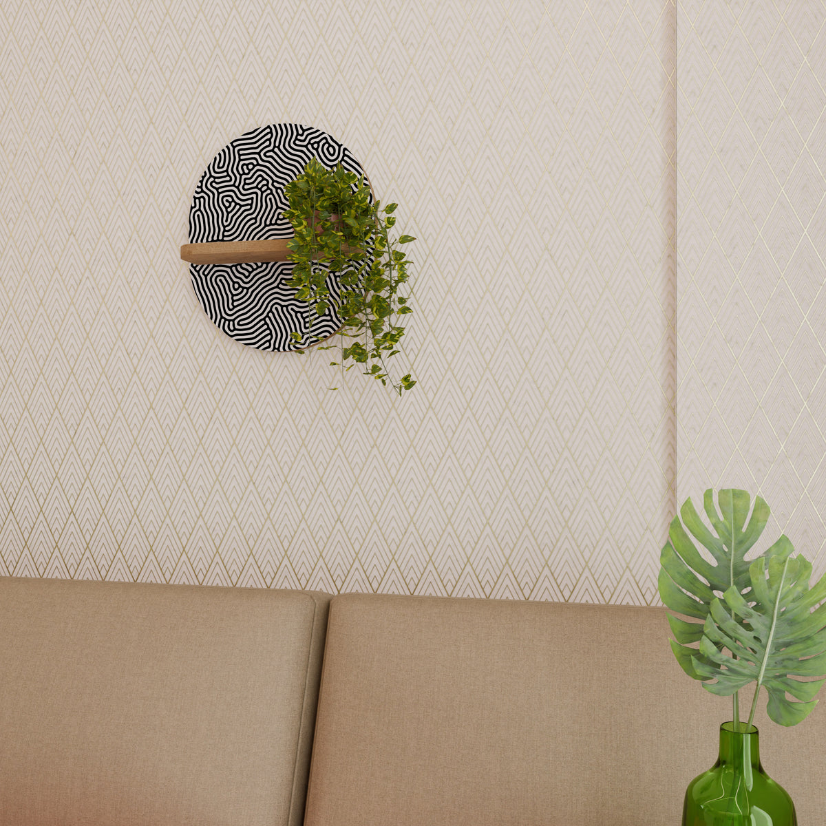 LIVING DOT Διακοσμητικό Ράφι Art Shelf