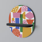 GEOMETRIC GLIMMER Art Shelf