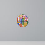 GEOMETRIC GLIMMER Art Shelf