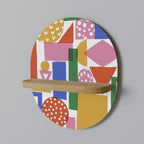 GEOMETRIC GLIMMER Art Shelf