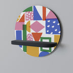 GEOMETRIC GLIMMER Art Shelf
