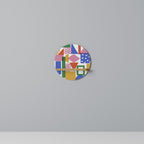 GEOMETRIC GLIMMER Art Shelf