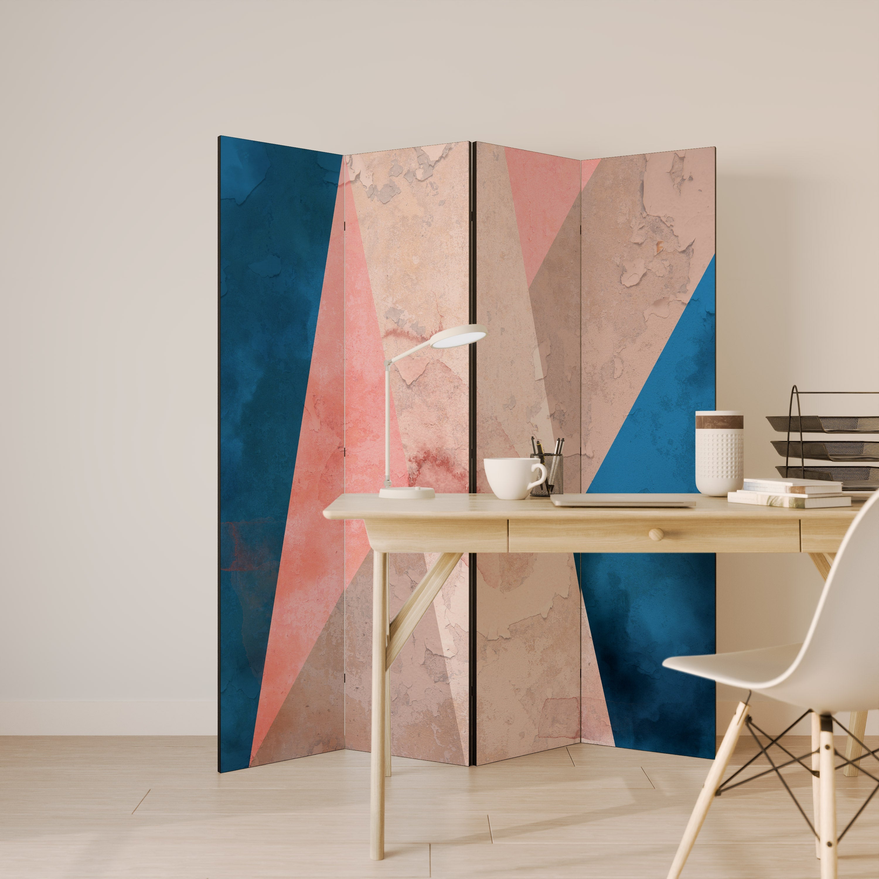 PEONY INTERIOR Decorative 4-Panel Room Divider