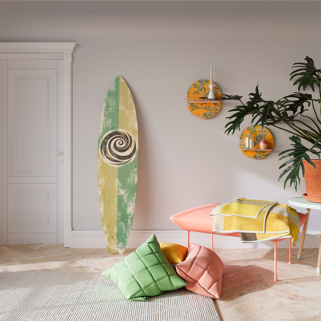 CURLY MODE Surfboard Decorative Panel