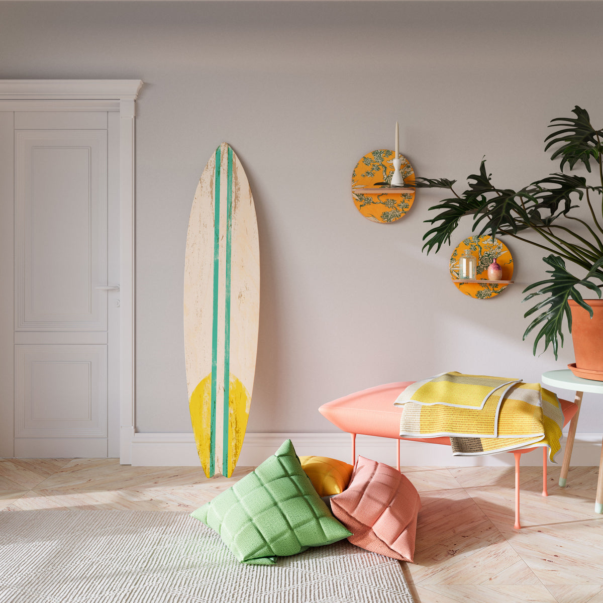 SUNSET RIDER Διακοσμητική σανίδα Surf