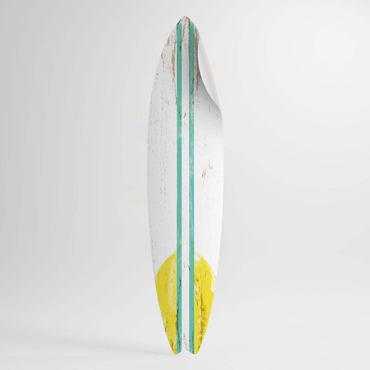 SUNSET RIDER Peel and Stick Surfboard Sticker