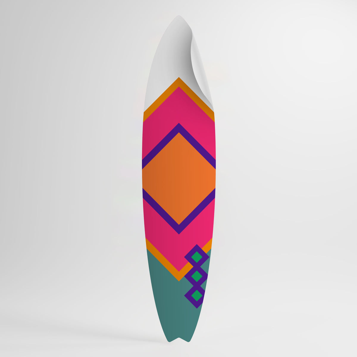 LUMINOUS BRILLIANCE Peel and Stick Surfboard Sticker